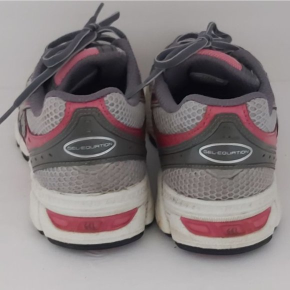 Asics Gray and Pink Athletic Shoes - Picture 4 of 8